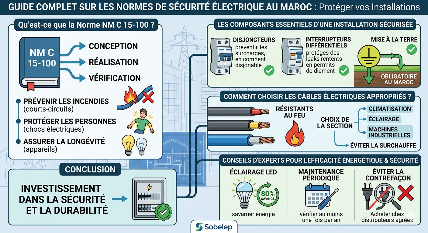 Guide Complet sur les Normes de Sécurité Électrique au Maroc : Comment Garantir la Protection de vos Installations ?